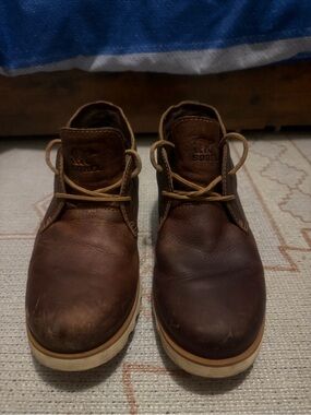 Sorel Men’s Dark Brown Leather Chukka Boots